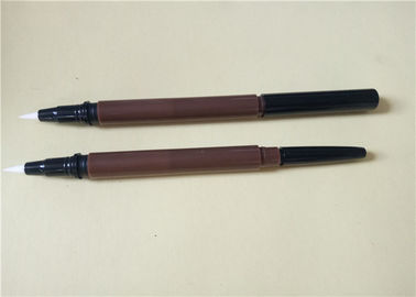 سعر جيد ABS Taupe Double Ended Eyeliner تغليف شعار الطباعة 143.8mm الطول الانترنت