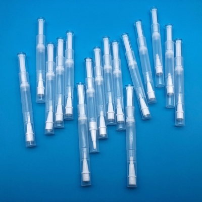 سعر جيد الملصق المخصص القلم التلفزيوني الشفاف الحاوية 2Ml 4ML البلاستيكية أنبوب زيت الأظافر قلم زيت القشرة الانترنت