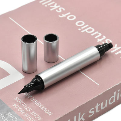 سعر جيد Customize Empty Double Head 2 In 1 Liquid Winged Eyeliner Stamp Pen Tube Eye Liner Packaging Pencil Container الانترنت