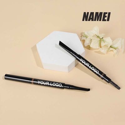سعر جيد ABS Eyebrow Pencil Tube Cosmetic Packaging Round Eyebrow Pencil Empty Tube Fill Plastic Eyebrow Pencil Container الانترنت