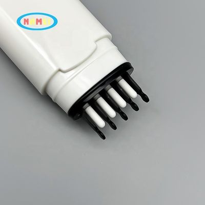 سعر جيد جذور الشعر البلاستيكية الملمس القلم الرصاص جذور الشعر الفورية الملمس مع الشعار فارغ صبغ فرشاة الشعر الحاوية الانترنت